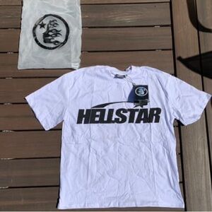 White Hellstar Graphic T-Shirt